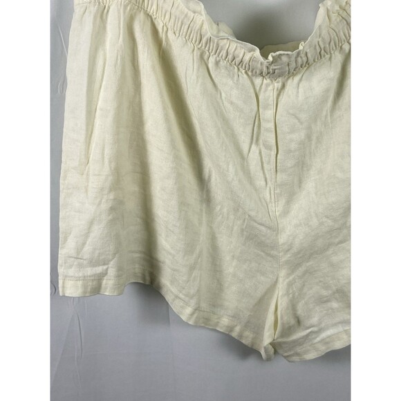 Hang Ten Women’s Cream Drawstring Shirts Beaded Tassels 4” Inseam Sz XXL - Picture 10 of 14